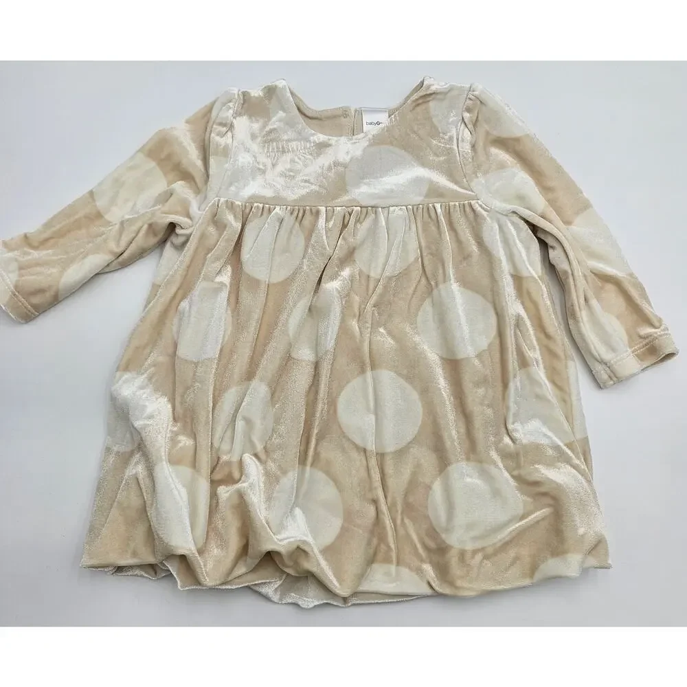 2 Gap/Old Navy Girl's Size 3-6M Cream Dresses